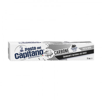 Зубна паста Pasta del Capitano Carbone з вугіллям, 75 мл