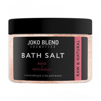 Гімалайська сіль для ванн Joko Blend Bath Salt Троянда + пачулі, 400 г