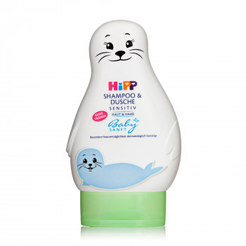 Дитячий шампунь та гель для купання HIPP Babysanft, 200 мл