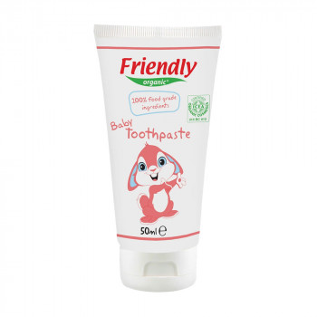 Дитяча зубна паста Friendly Organic Baby Toothpaste, 50 мл