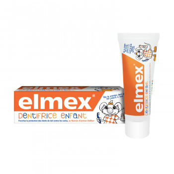 Дитяча зубна паста Elmex Kids від 0 до 6 років для молочних зубів, 50 мл