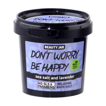 Сіль для ванни Beauty Jar Don't Worry Be Happy, 200 г