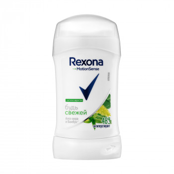 Антиперспірант-стік Rexona Motion Sense Aloe Vera Scent 48H Алое вера, жіночий, 40 мл