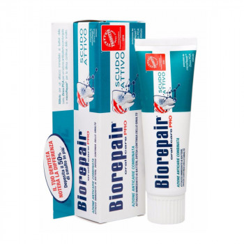 Зубна паста BioRepair Oral Care Advanced Scudo Attivo Smalto Anti Carie Досконалий захист, 75 мл