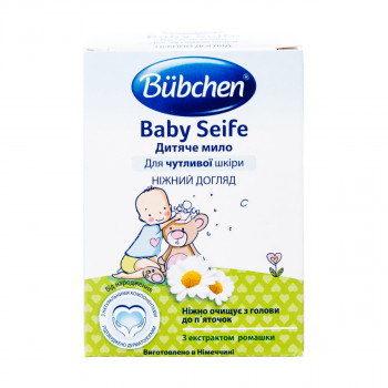 Дитяче мило Bubchen Baby Seife Ніжний догляд для чутливої шкіри, 125 г