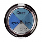 Тіні для повік Quiz Cosmetics Color Focus 4-кольорові, 451, 10 г