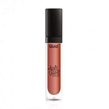 Матовий блиск для губ Quiz Cosmetics Joli Color Matte Lipgloss 46 Toffe Cream, 7 мл