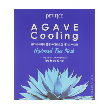 Гідрогелева охолоджувальна маска для обличчя Petitfee & Koelf Agave Cooling Hydrogel Face Mask, 1 шт