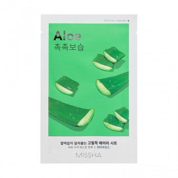 Тканинна маска для обличчя Missha Airy Fit Sheet Mask Aloe з екстрактом алое, 19 г