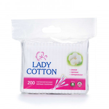 Ватні палички Lady Cotton, 200 шт