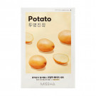 Тканинна маска для обличчя Missha Airy Fit Sheet Mask Potato з екстрактом картоплі, 19 г