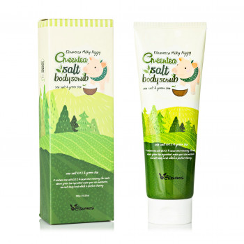 Скраб для тіла Elizavecca Milky Piggy Greentea Salt Body Scrub з екстрактом зеленого чаю, 300 г