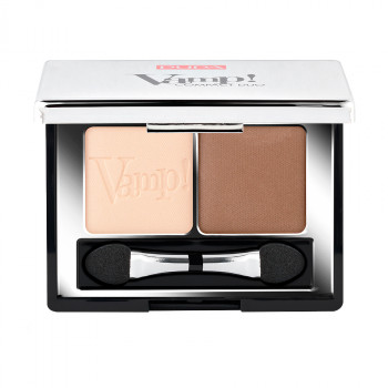 Компактні тіні для повік Pupa Vamp! Compact Eyeshadow Duo 005 Milk Chocolate, 2.2 г