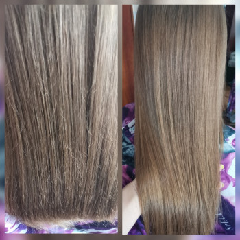 Гладкие, послушные, сверкающие здоровым блеском волосы без с