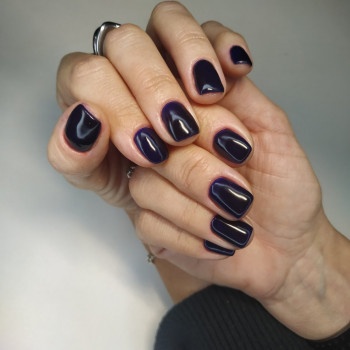 Комбинированный маникюр и укрепления гелем+гель лак, фото - Мастер маникюра Снежана Дыба