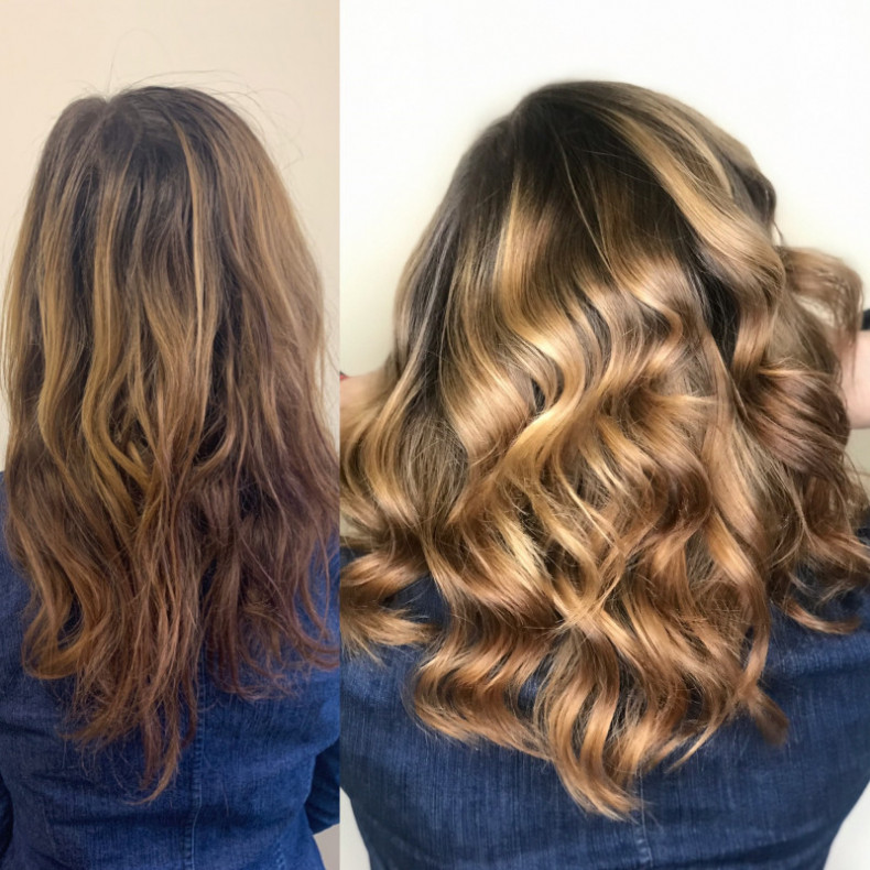 Балаяж, фото - Перукар Дарья