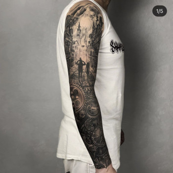 для хлопців, рукав, силует, тату рукав, тату рукав чоловічий