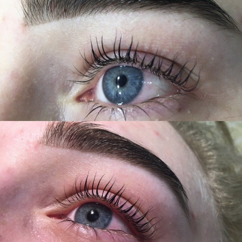 Ламінування та ботокс вій, фото -  