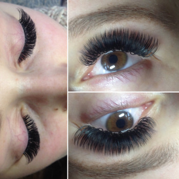 Голливудский объём.
Длина 9-13mm, изгиб D