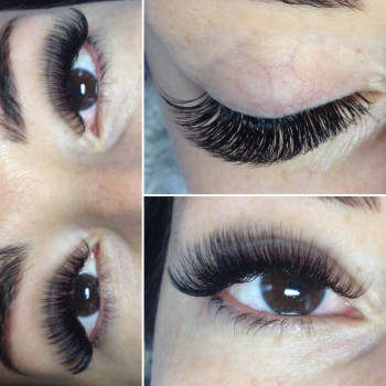 Двойной объём(2-3D)
Длина 9-13mm, изгиб С. 
Кукольный эффе