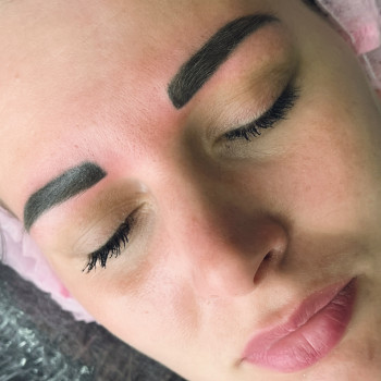 Перекрытие старого синего перманента