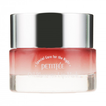 Нічна маска для губ Petitfee & Koelf Oil Blossom Lip Mask з маслом камелії, 15 г