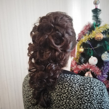 вечерняя прическа