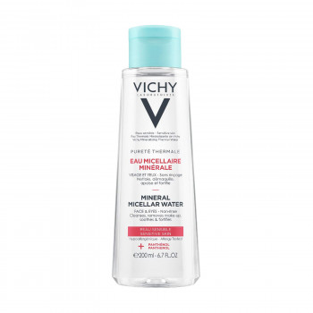 Міцелярна вода для чутливої шкіри обличчя і очей Vichy Purete Thermale Mineral Micellar Water, 200 мл