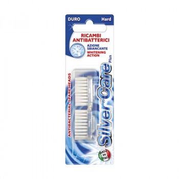 Змінні голівки для зубних щіток Silver Care Plus жорсткі, 2 шт