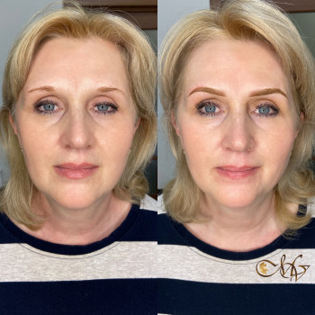 Перманентний макіяж До/після