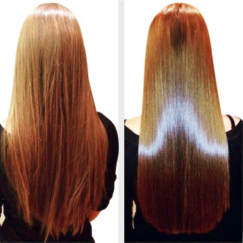 Прямые волосы длинные, фото - салон красоты Hair Time
