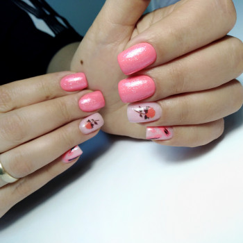 Покрытие ногтей гель-лаком (комплекс)
                    Мастер маникюра Юлия Сумы