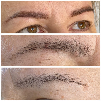 Ламинирование, коррекция и окрашивание бровей краской Элан