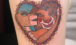 Tatto - цветная и черно-белая татуировка Тату мастер Олег Киев