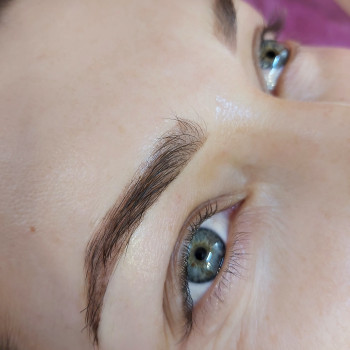 Пудровое напыление бровей сумы татуаж перманентный макияж
                    Мастер перманентного макияжа Єлизавета Сумы