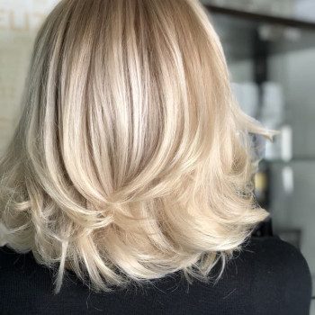 Женская стрижка укладка волос, фото - Салон красоты Ile De Beaute