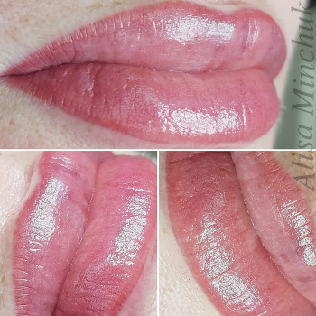 Акварельные губы