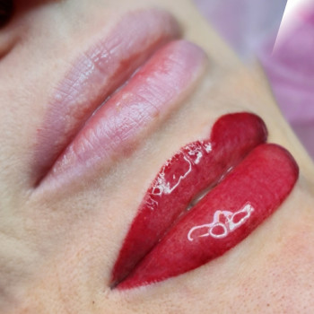 Акварельные губы