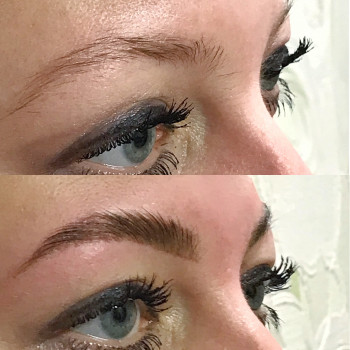 Коррекция + окрашивание бровей
                    Бровист Екатерина Днепр