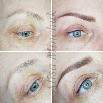 Пудровые брови от ведущего специалиста
                    Визажист Алиса Киев