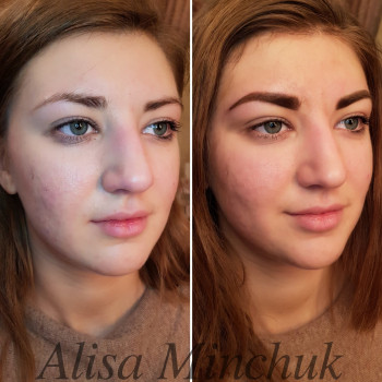 Пудровые брови от ведущего специалиста
                    Визажист Алиса Киев