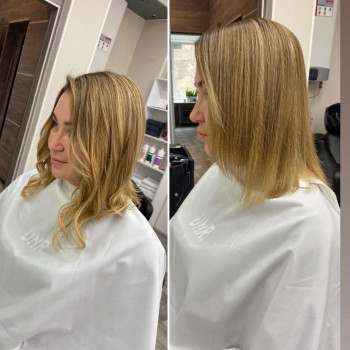 Кератиновое выравнивание
                    Перукар Алена Київ