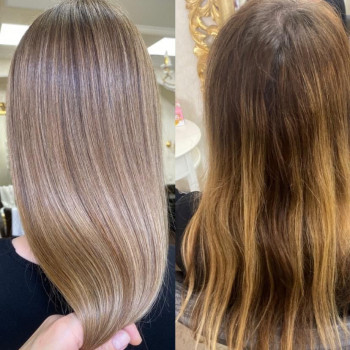 Кератиновое выравнивание
                    Перукар Алена Київ