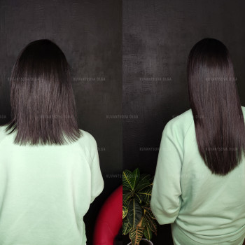 Наращивание волос комбинированной техникой (от 150 г)
                     Салон красоты Ольги Куванцовой Киев