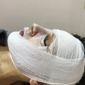 Завершаем массаж бандажом