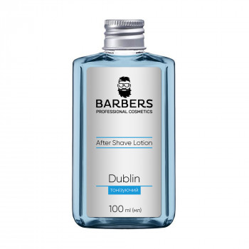 Чоловічий тонізувальний лосьйон після гоління Barbers Dublin Aftershave Lotion, 100 мл