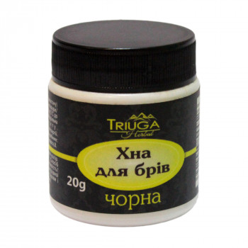 Хна для брів Triuga Herbal аюрведична, Чорна, 20 г