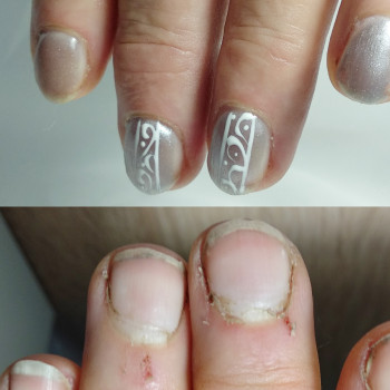 Привели возрастные ручки в порядок насколько смогли