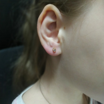 Пирсинг ушек, нос.