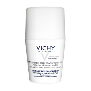 Кульковий дезодорант-антиперспірант Vichy 48H Soothing Anti-Perspirant, для чутливої шкіри, 50 мл